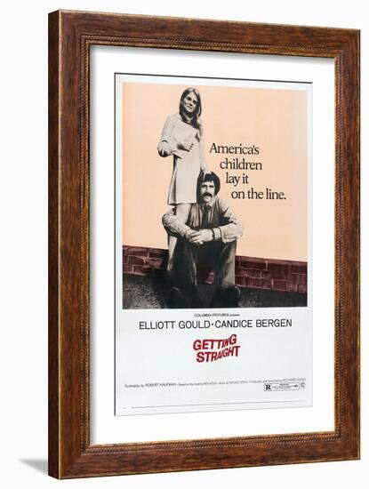 Getting Straight, Candice Bergen, 1970-null-Framed Art Print