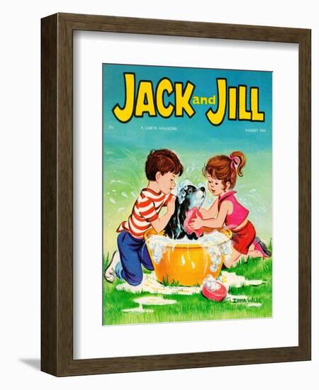 Getting the Works - Jack and Jill, August 1963-Irma Wilde-Framed Giclee Print