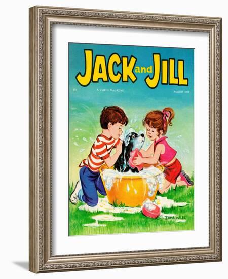 Getting the Works - Jack and Jill, August 1963-Irma Wilde-Framed Giclee Print