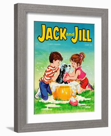 Getting the Works - Jack and Jill, August 1963-Irma Wilde-Framed Giclee Print