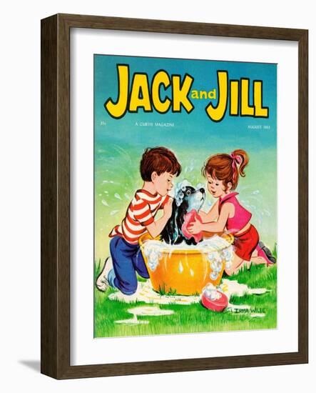 Getting the Works - Jack and Jill, August 1963-Irma Wilde-Framed Giclee Print