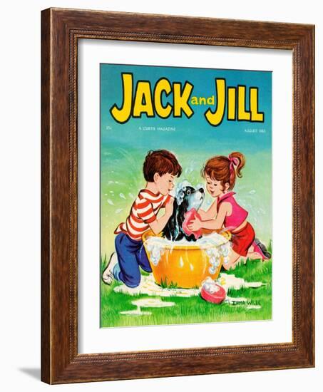 Getting the Works - Jack and Jill, August 1963-Irma Wilde-Framed Giclee Print