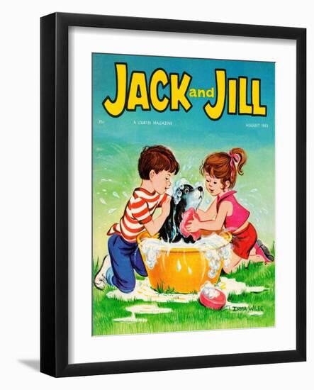 Getting the Works - Jack and Jill, August 1963-Irma Wilde-Framed Giclee Print