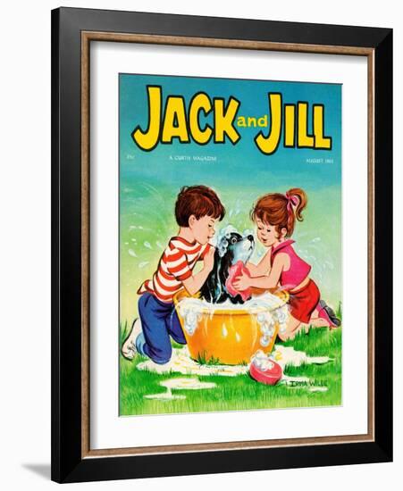 Getting the Works - Jack and Jill, August 1963-Irma Wilde-Framed Giclee Print