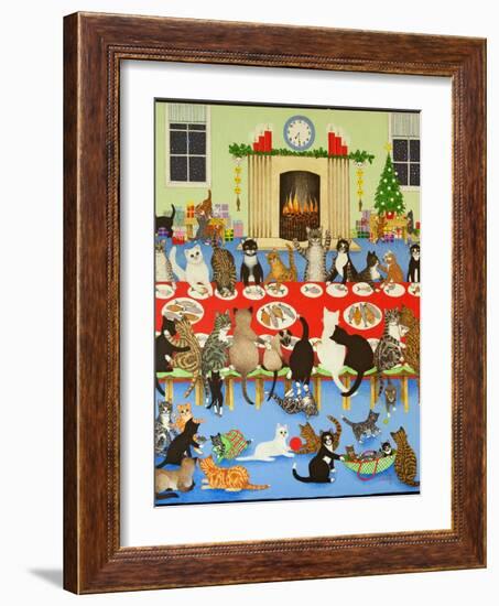 Getting Together, 2012-Pat Scott-Framed Giclee Print