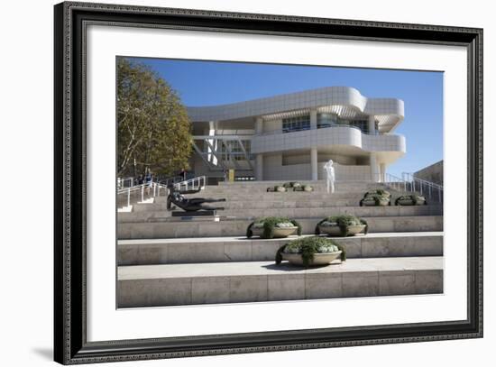 Getty Center Museum, Los Angeles, California, United States of America, North America-Stuart Black-Framed Photographic Print