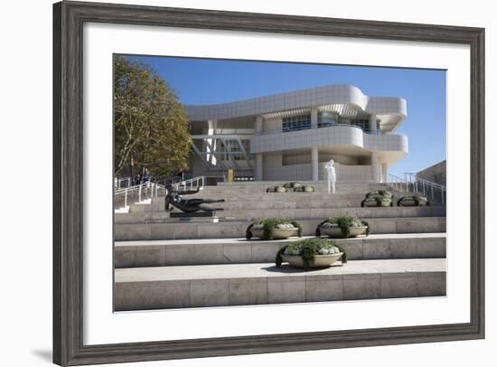 Getty Center Museum, Los Angeles, California, United States of America, North America-Stuart Black-Framed Photographic Print