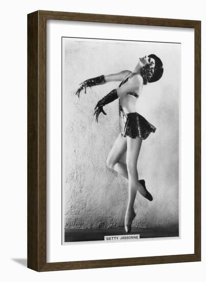 Getty Jassonne, French Ballet Dancer, C1936-C1939-null-Framed Giclee Print