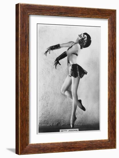 Getty Jassonne, French Ballet Dancer, C1936-C1939-null-Framed Giclee Print