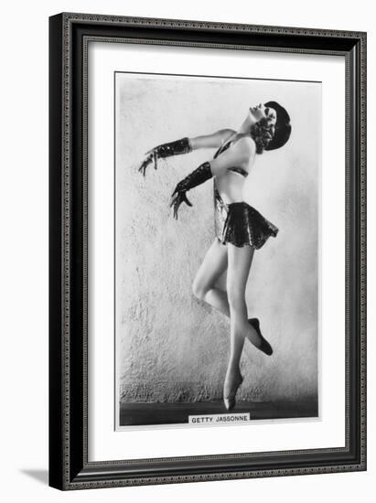 Getty Jassonne, French Ballet Dancer, C1936-C1939-null-Framed Giclee Print