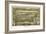 Gettysburg, Pennsylvania - Panoramic Map-Lantern Press-Framed Art Print