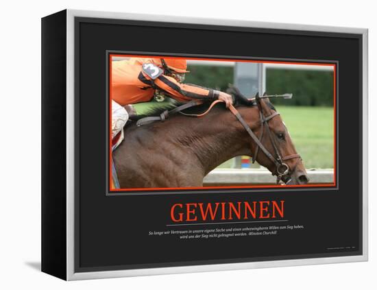 Gewinnen (German Translation)-null-Framed Stretched Canvas