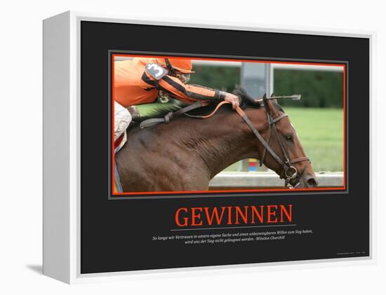 Gewinnen (German Translation)-null-Framed Stretched Canvas