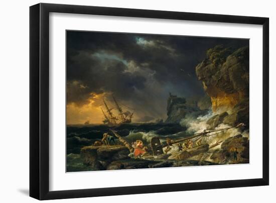 Gewittersturm, 1770-Claude Joseph Vernet-Framed Giclee Print