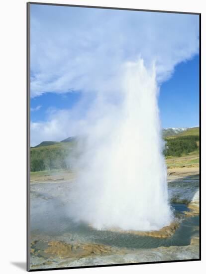 Geyser at Geysir Thermal Area, Near Reykjavik, Iceland, Polar Regions-Simon Harris-Mounted Photographic Print