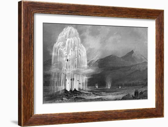 Geyser, Iceland-null-Framed Premium Giclee Print