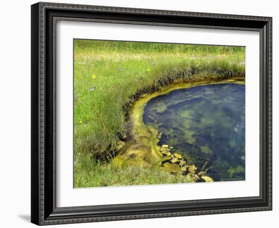 Geyser Pool, Yellowstone National Park, Wyoming, USA-William Sutton-Framed Photographic Print