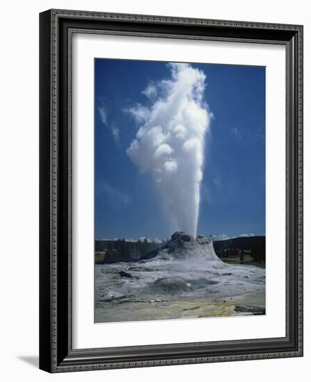 Geyser, Yellowstone National Park, Unesco World Heritage Site, Wyoming, USA-Tony Waltham-Framed Photographic Print