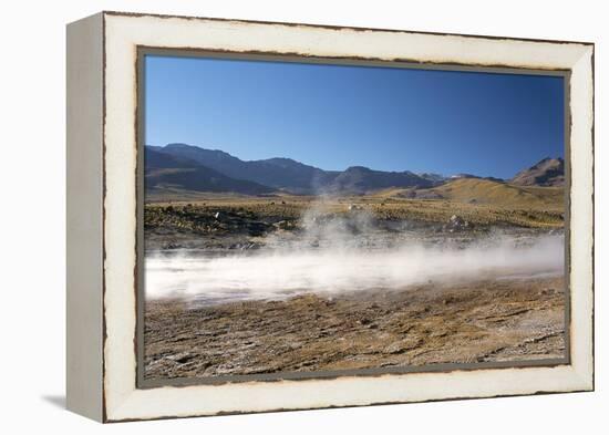 Geysers at Sol De Manana, Salar De Uyuni, Bolivia, South America-Mark Chivers-Framed Premier Image Canvas