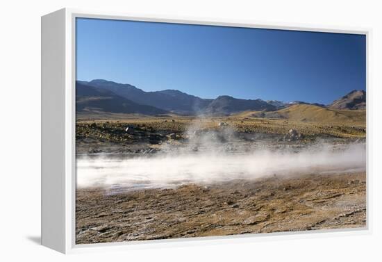 Geysers at Sol De Manana, Salar De Uyuni, Bolivia, South America-Mark Chivers-Framed Premier Image Canvas
