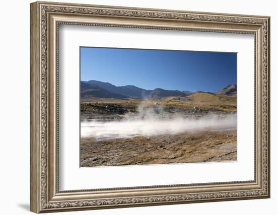 Geysers at Sol De Manana, Salar De Uyuni, Bolivia, South America-Mark Chivers-Framed Photographic Print