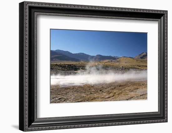 Geysers at Sol De Manana, Salar De Uyuni, Bolivia, South America-Mark Chivers-Framed Photographic Print