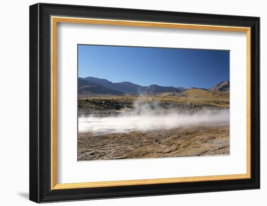 Geysers at Sol De Manana, Salar De Uyuni, Bolivia, South America-Mark Chivers-Framed Photographic Print