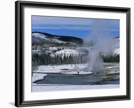 Geysers in Yellowstone National Park, Unesco World Heritage Site, Montana, USA-Alison Wright-Framed Photographic Print