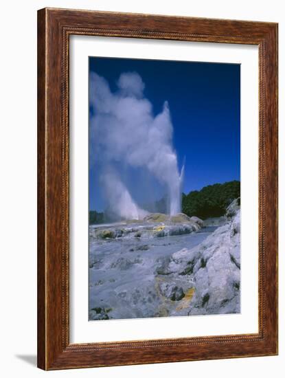 Geysers, Rotorua, New Zealand-Dr. Juerg Alean-Framed Photographic Print