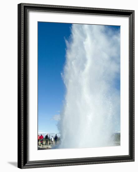 Geysir, Iceland, Polar Regions-Ethel Davies-Framed Photographic Print