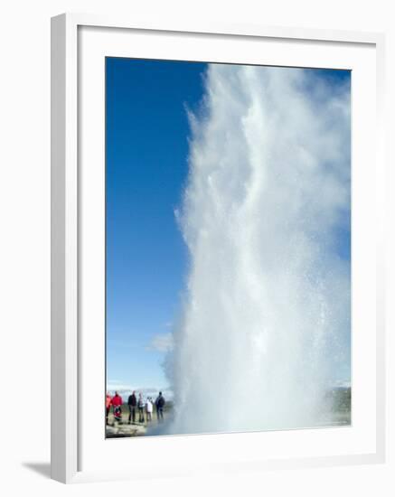 Geysir, Iceland, Polar Regions-Ethel Davies-Framed Photographic Print