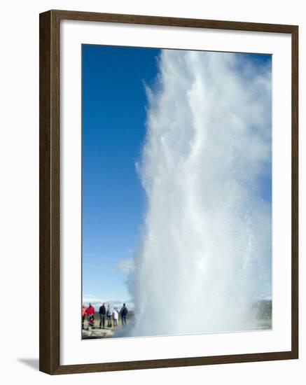 Geysir, Iceland, Polar Regions-Ethel Davies-Framed Photographic Print