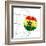 Ghanaian Soccer Ball in a Net-zentilia-Framed Art Print