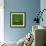 Ghanaian Soccerball Lying on Grass-zentilia-Framed Art Print displayed on a wall