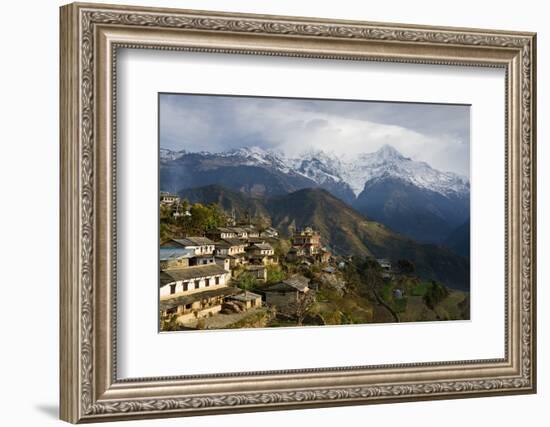 Ghandruk, 1990 Metres, Annapurna Himal, Nepal, Himalayas, Asia-Ben Pipe-Framed Photographic Print