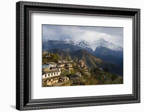 Ghandruk, 1990 Metres, Annapurna Himal, Nepal, Himalayas, Asia-Ben Pipe-Framed Photographic Print