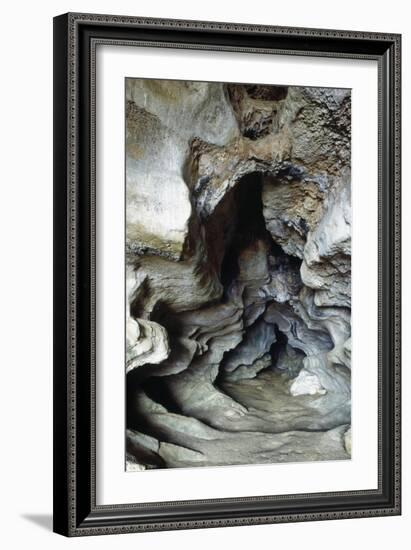 Ghar Hasan Cave, Malta-null-Framed Giclee Print