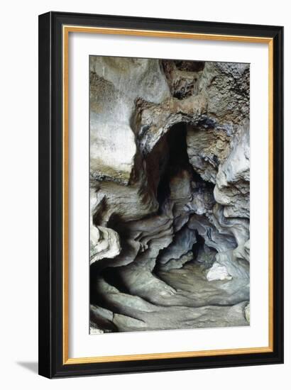 Ghar Hasan Cave, Malta-null-Framed Giclee Print