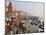 Ghats on the River Ganges, Varanasi (Benares), Uttar Pradesh, India, Asia-Jochen Schlenker-Mounted Photographic Print