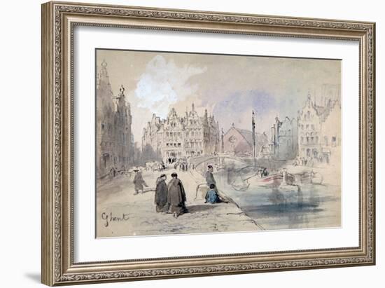 Ghent, 1893-John Gilbert-Framed Giclee Print