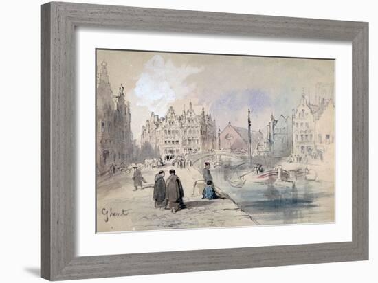 Ghent, 1893-John Gilbert-Framed Giclee Print