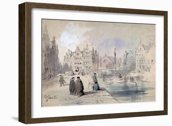 Ghent, 1893-John Gilbert-Framed Giclee Print