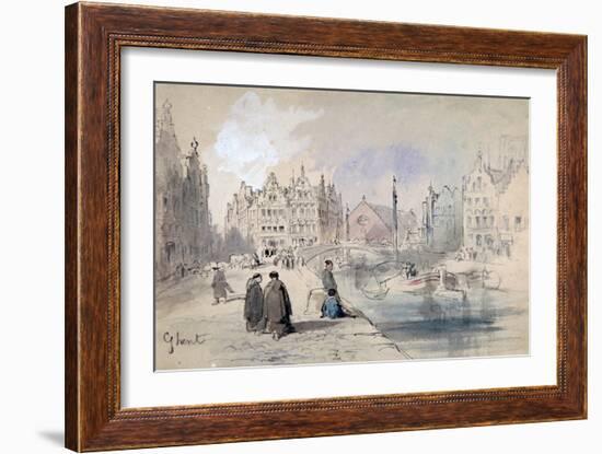 Ghent, 1893-John Gilbert-Framed Giclee Print