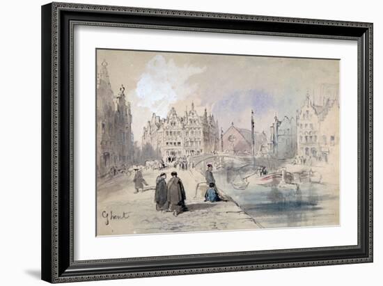 Ghent, 1893-John Gilbert-Framed Giclee Print