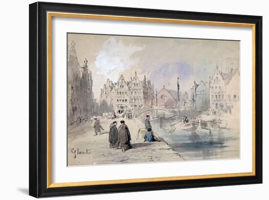 Ghent, 1893-John Gilbert-Framed Giclee Print