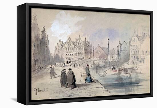 Ghent, 1893-John Gilbert-Framed Premier Image Canvas