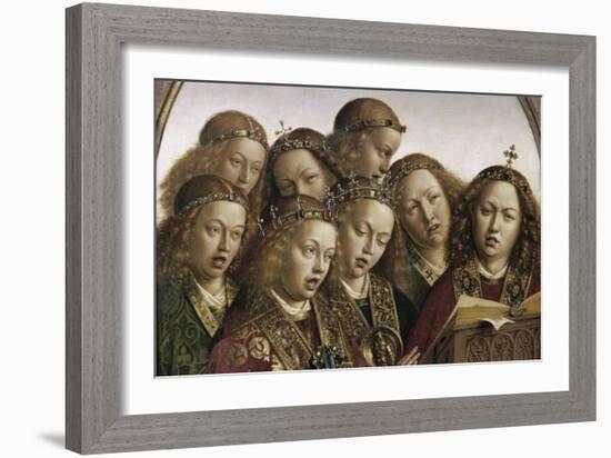 Ghent Altarpiece-Jan van Eyck-Framed Giclee Print