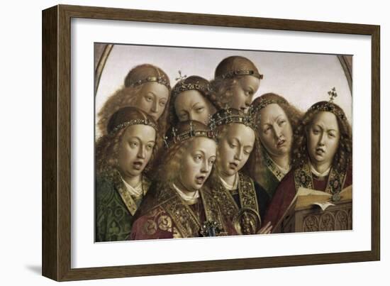 Ghent Altarpiece-Jan van Eyck-Framed Giclee Print