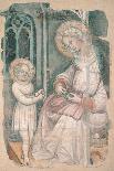 The Adoration of the Virgin and Child by Saint John the Baptist and Saint Catherine-Gherardo Starnina-Framed Giclee Print
