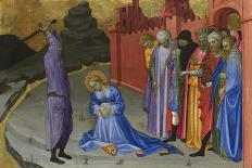 Saint Hugh of Lincoln Exorcises a Man Possessed by the Devil, 1404-1407-Gherardo Starnina-Framed Giclee Print